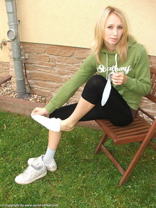 Gymnastic Exercises In Various Socks