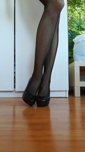 Heels Stocking And Long Legs