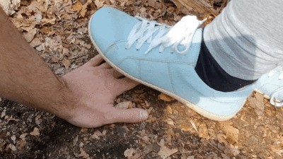 Hand Trampling In The Woods