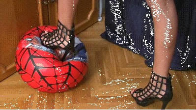 Beachball Under Sandals